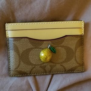 Coach Lemon Card Case